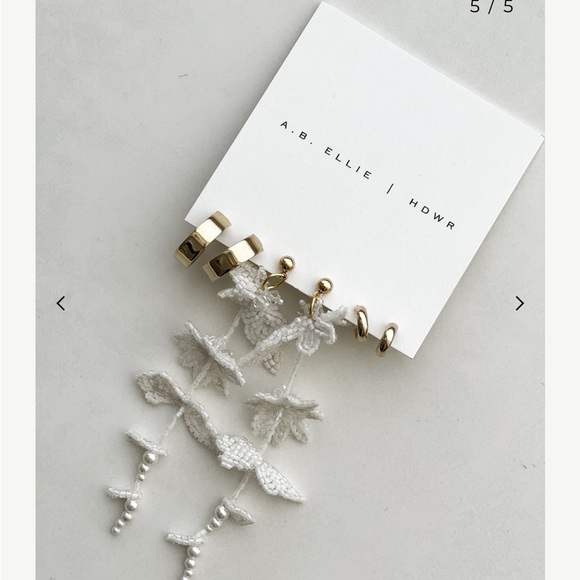 A.B. Ellie Jewelry Ab Ellie Pair Of Gold Huggie Earrings Only Poshmark